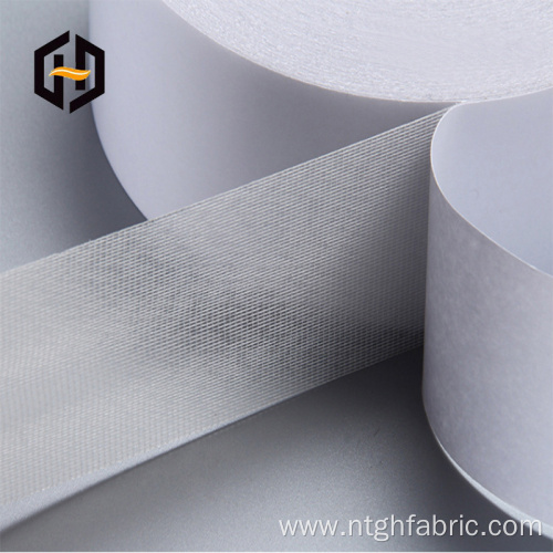 Cloth tape polyester mesh grey backing fabric